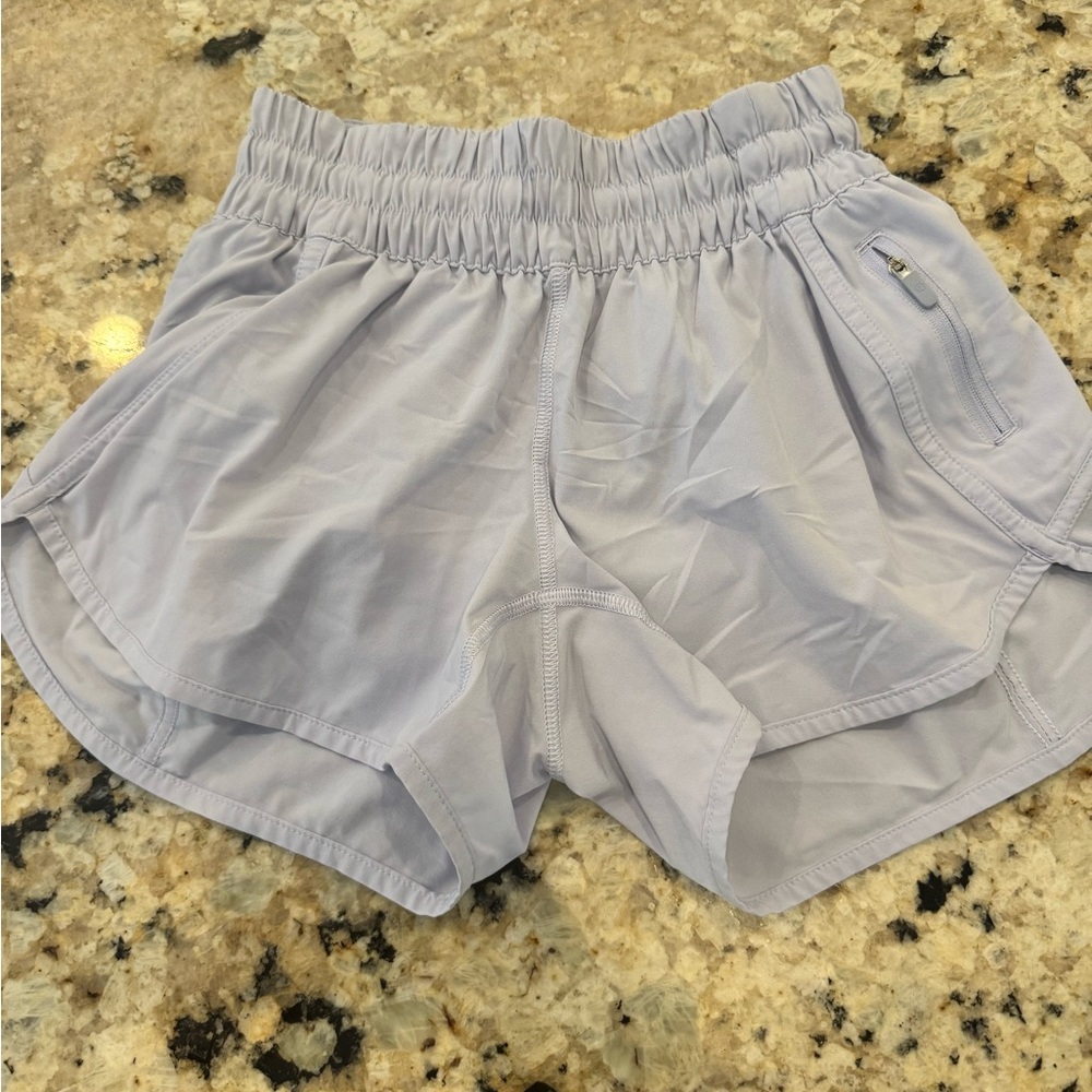 Lululemon Athletica Gray Athletic Shorts Lightweight Elastic Waist